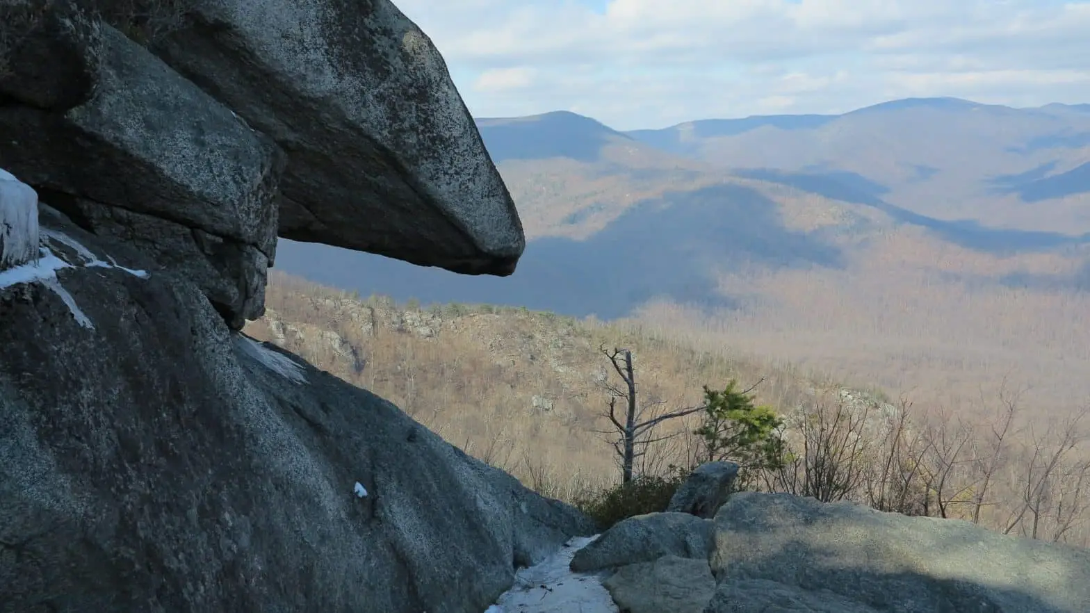 Landscape view of the old rag mountain
